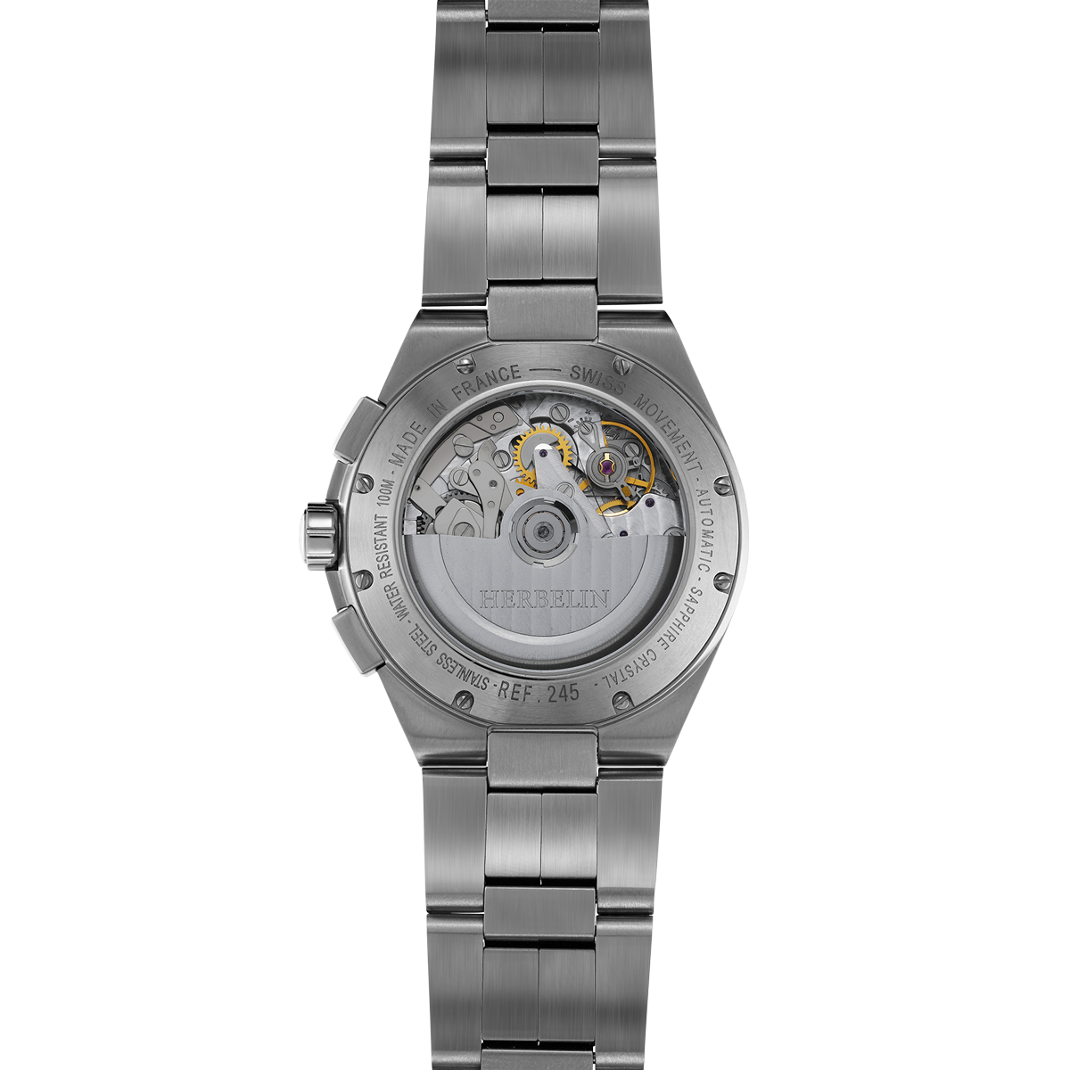 OROLOGIO HERBELIN CAP CAMARAT AUTOMATIC 245B25-HERBELIN-Eldorado Jewels