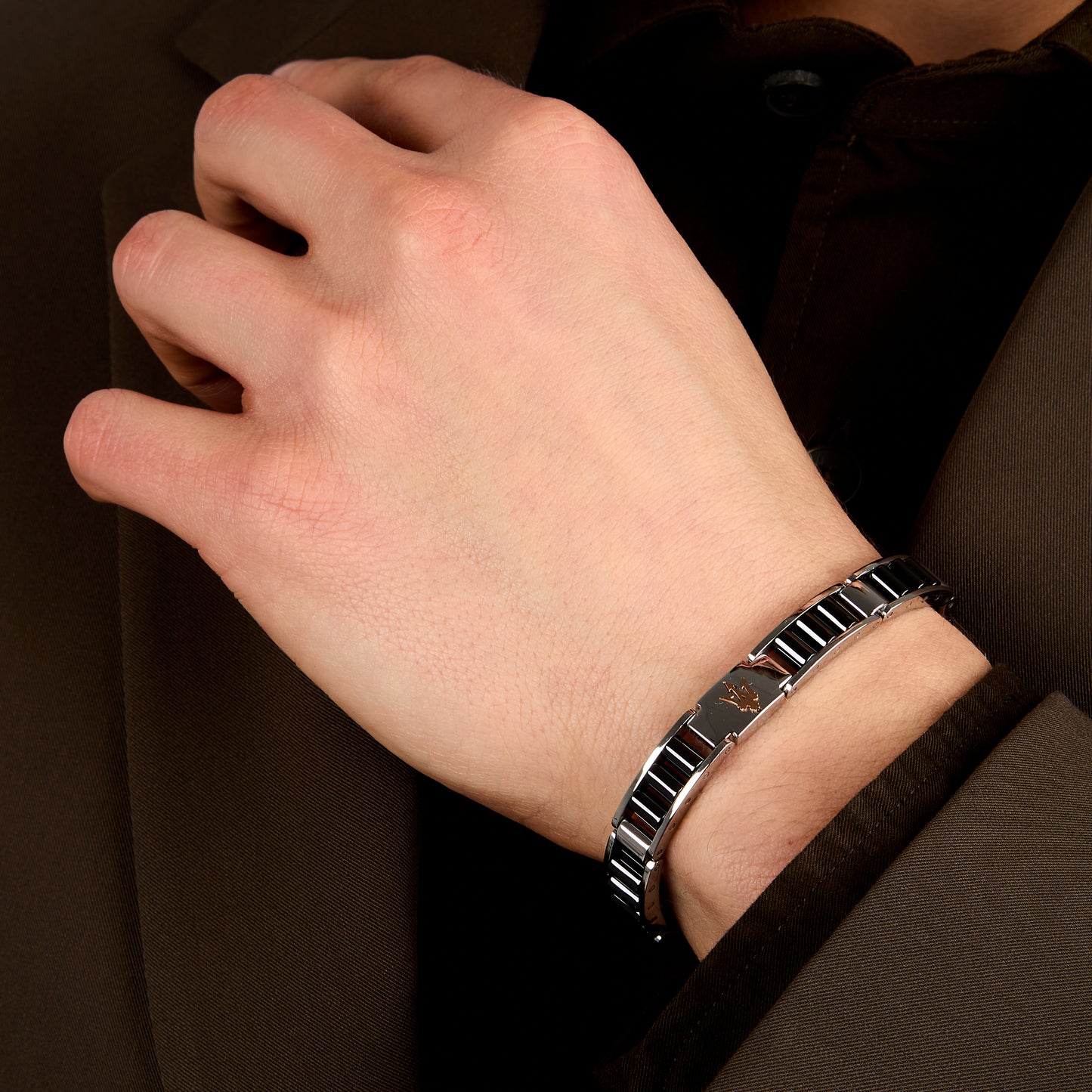 BRACCIALE UOMO MASERATI CERAMIC JM225ATZ53-MASERATI-Eldorado Jewels