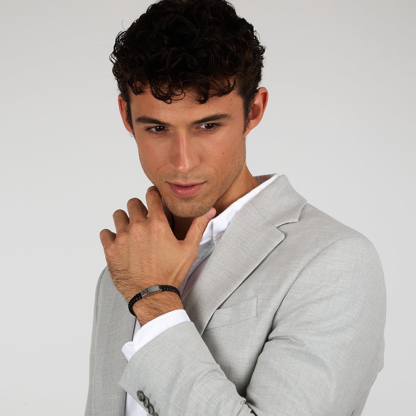 BRACCIALE UOMO MASERATI RECYCLED LEATHER JM424AVE26-MASERATI-Eldorado Jewels