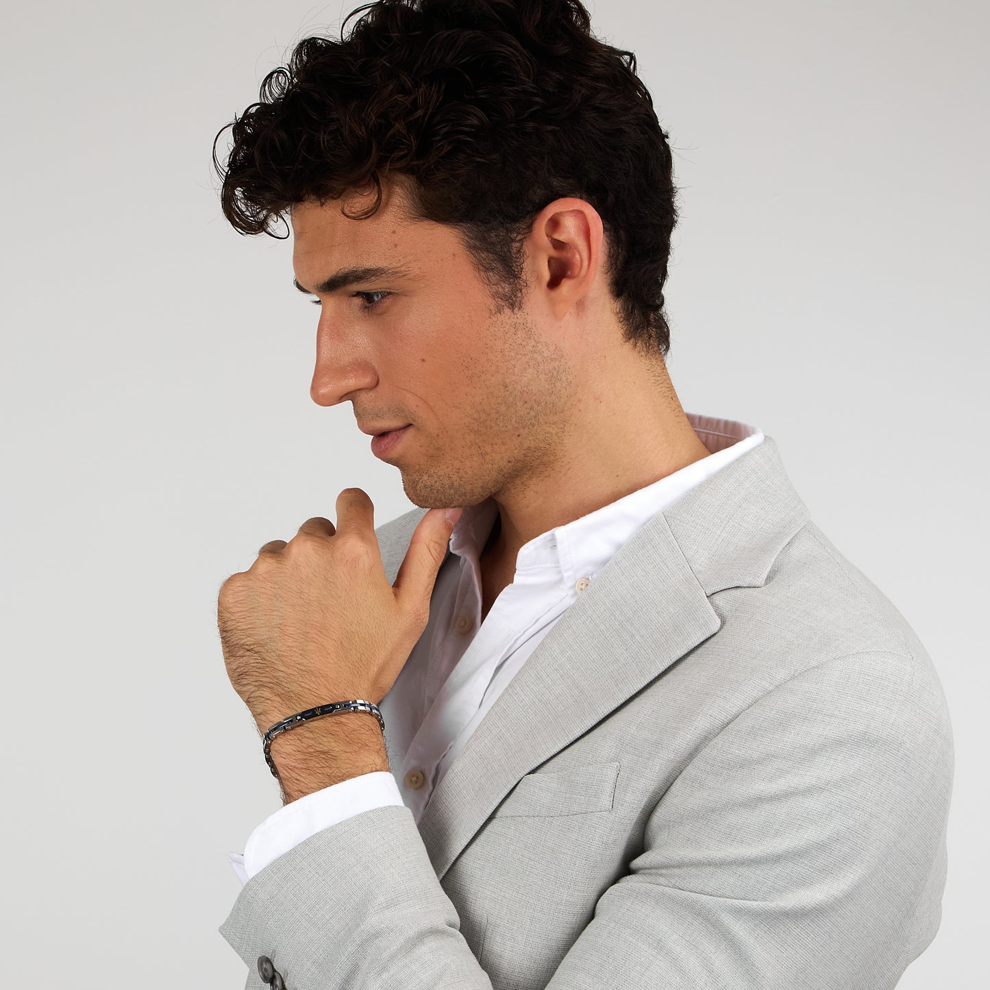 BRACCIALE UOMO MASERATI CERAMIC GOLD JM424AXU10-MASERATI-Eldorado Jewels