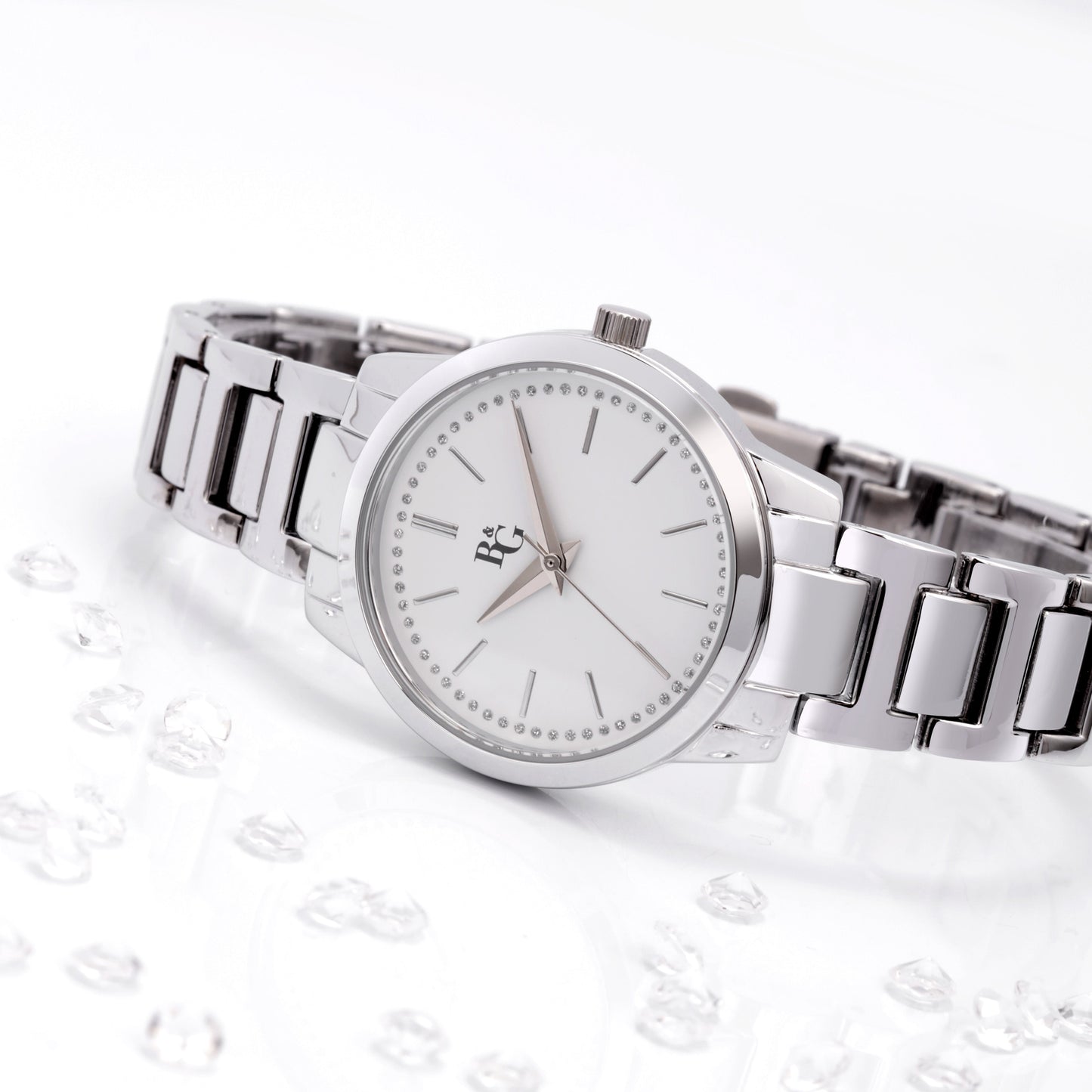 OROLOGIO DONNA B&G CRYSTAL R3853303503