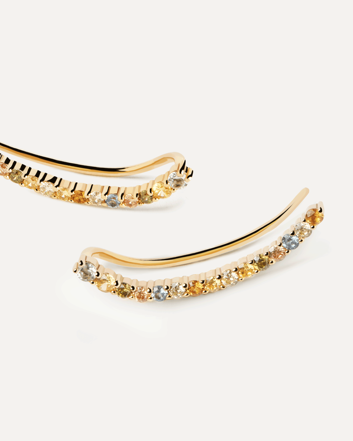 PDPAOLA Orecchini rampicanti Rainbow AR01-B99-U