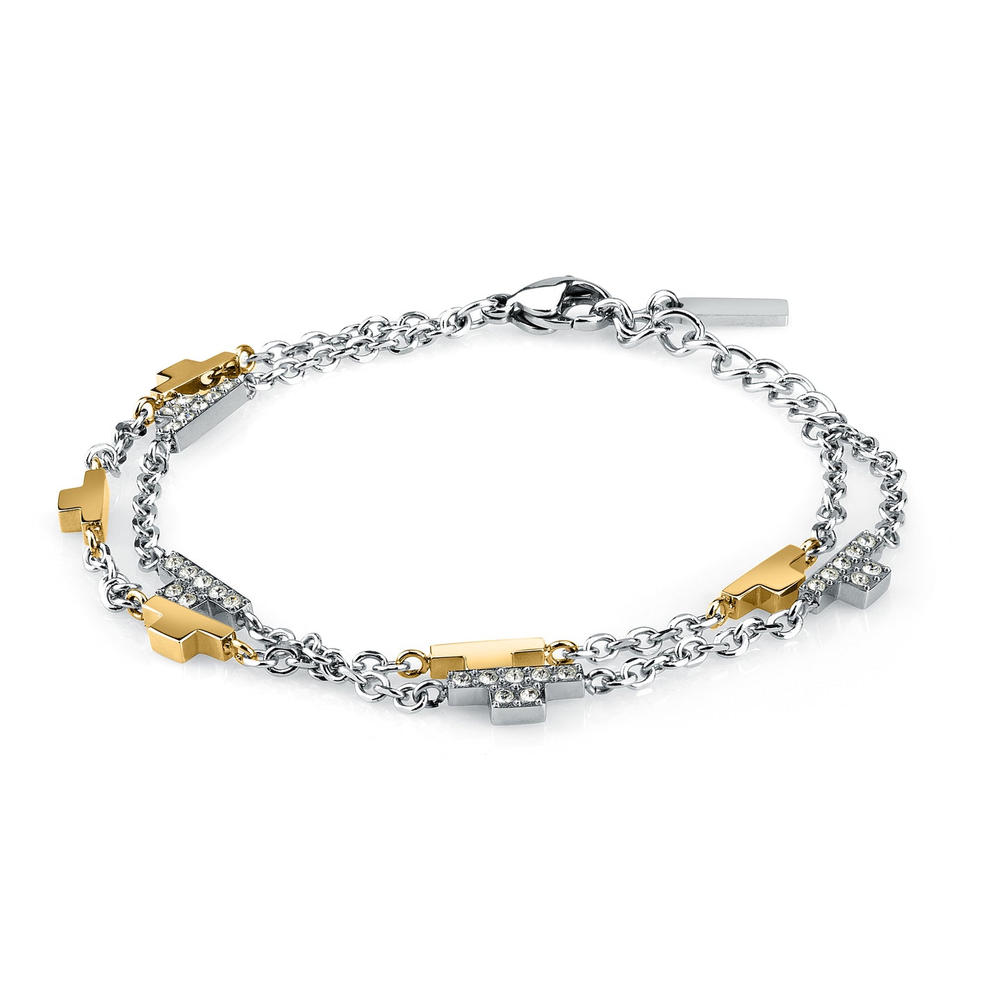 BRACCIALE DONNA TRUSSARDI T-LOGO TJAXC64-TRUSSARDI-Eldorado Jewels