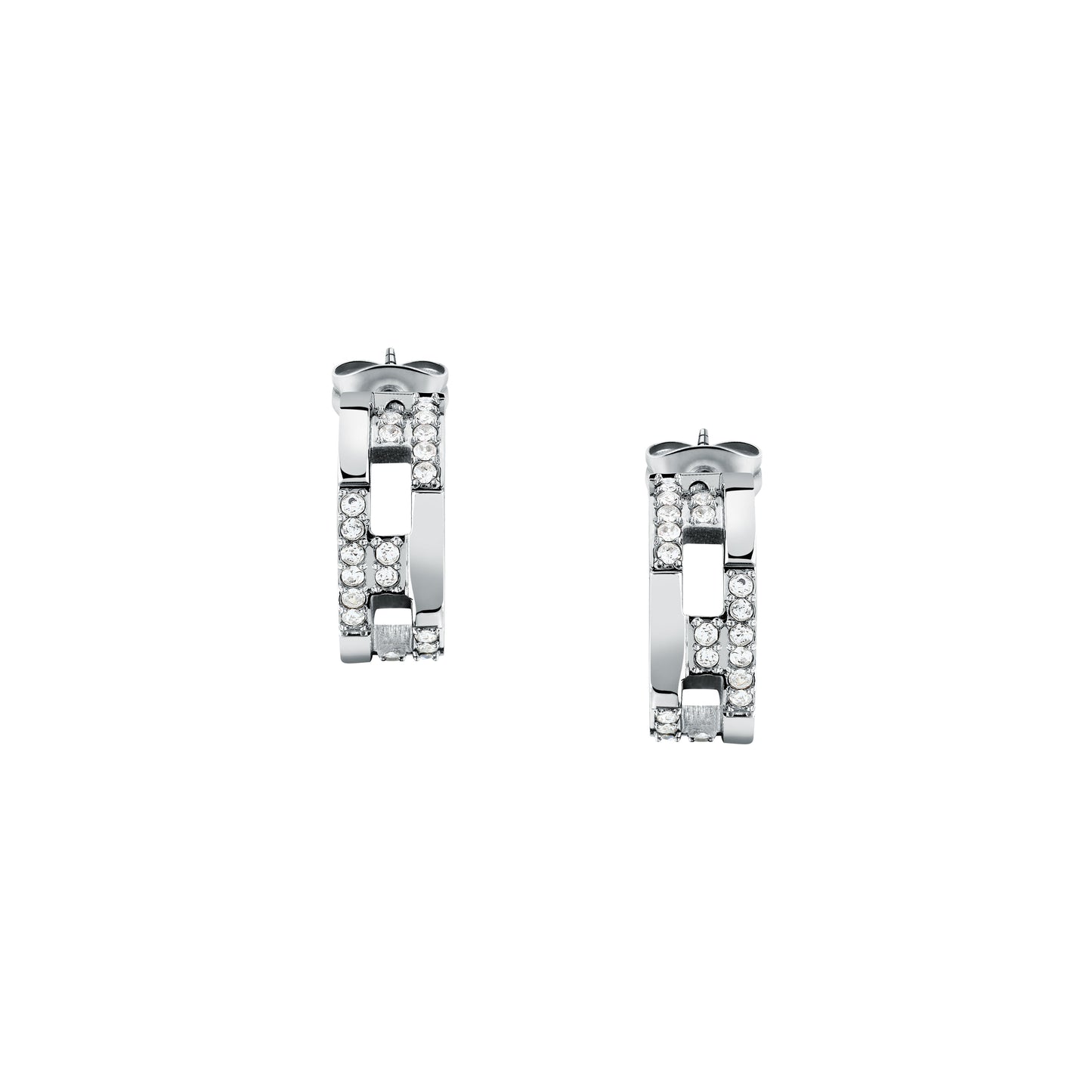 ORECCHINI DONNA TRUSSARDI T-LOGO TJAXC70-TRUSSARDI-Eldorado Jewels