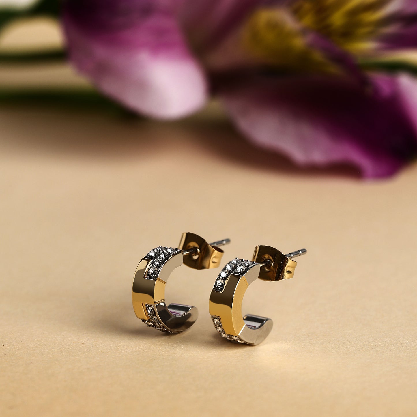 ORECCHINI DONNA TRUSSARDI T-LOGO TJAXC71-TRUSSARDI-Eldorado Jewels