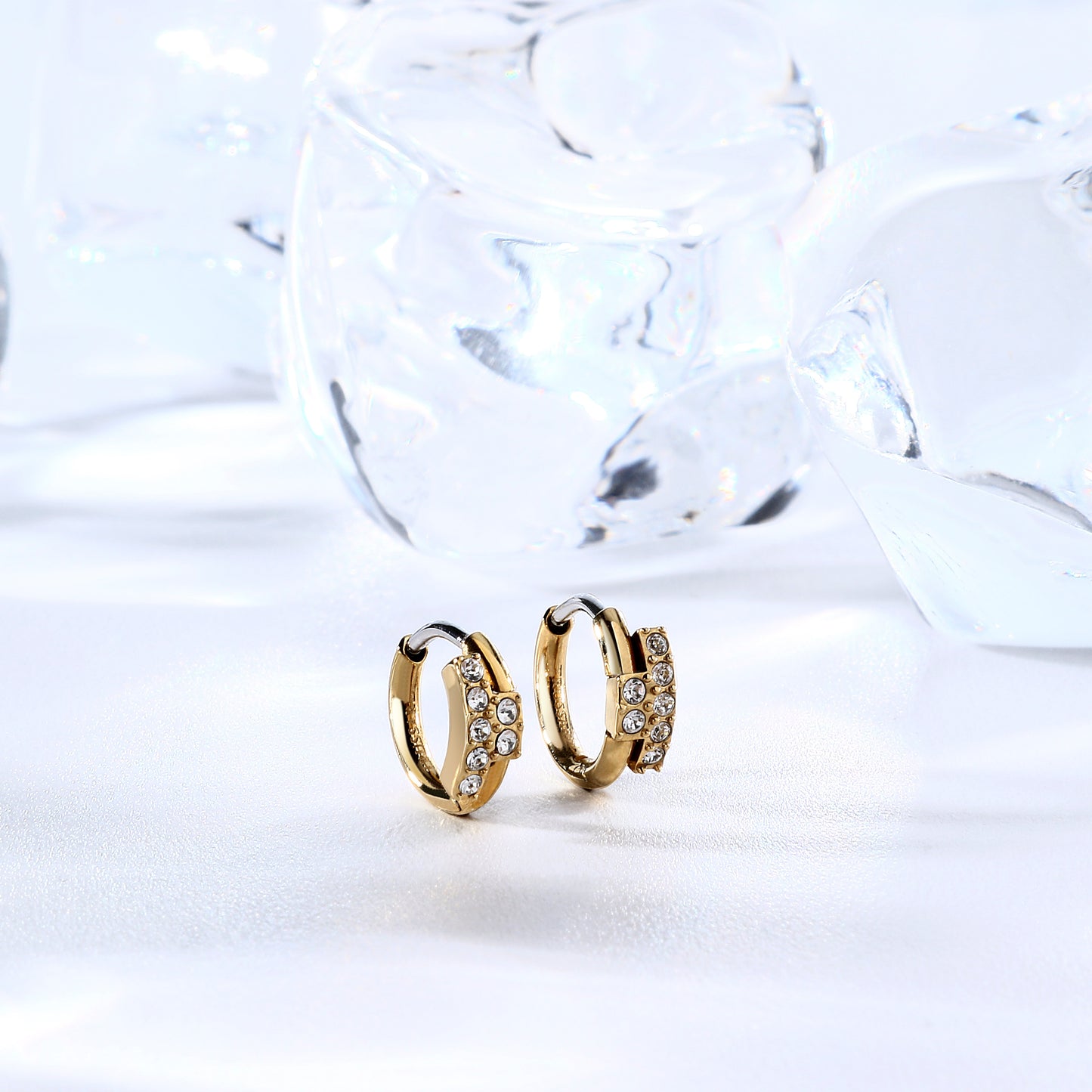 ORECCHINI DONNA TRUSSARDI T-LOGO TJAXC87-TRUSSARDI-Eldorado Jewels