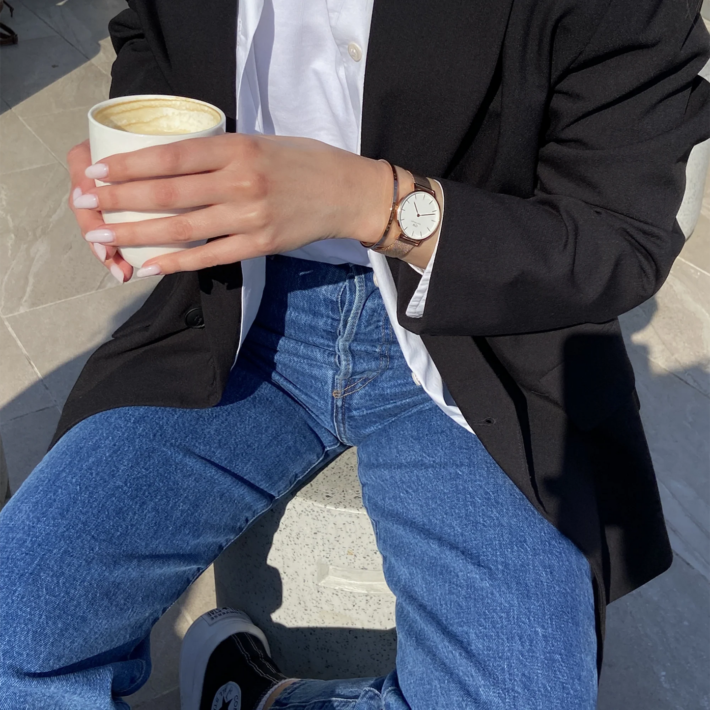 Orologio donna Daniel Wellington Petite Melrose DW00100219-DANIEL WELLINGTON-Eldorado Jewels