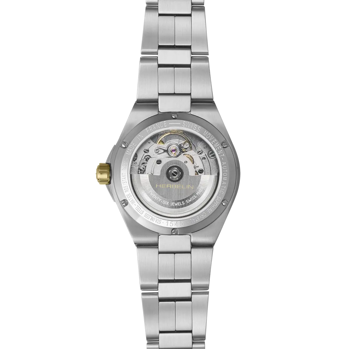 OROLOGIO HERBELIN CAP CAMARAT AUTOMATIC 1545B19T-HERBELIN-Eldorado Jewels
