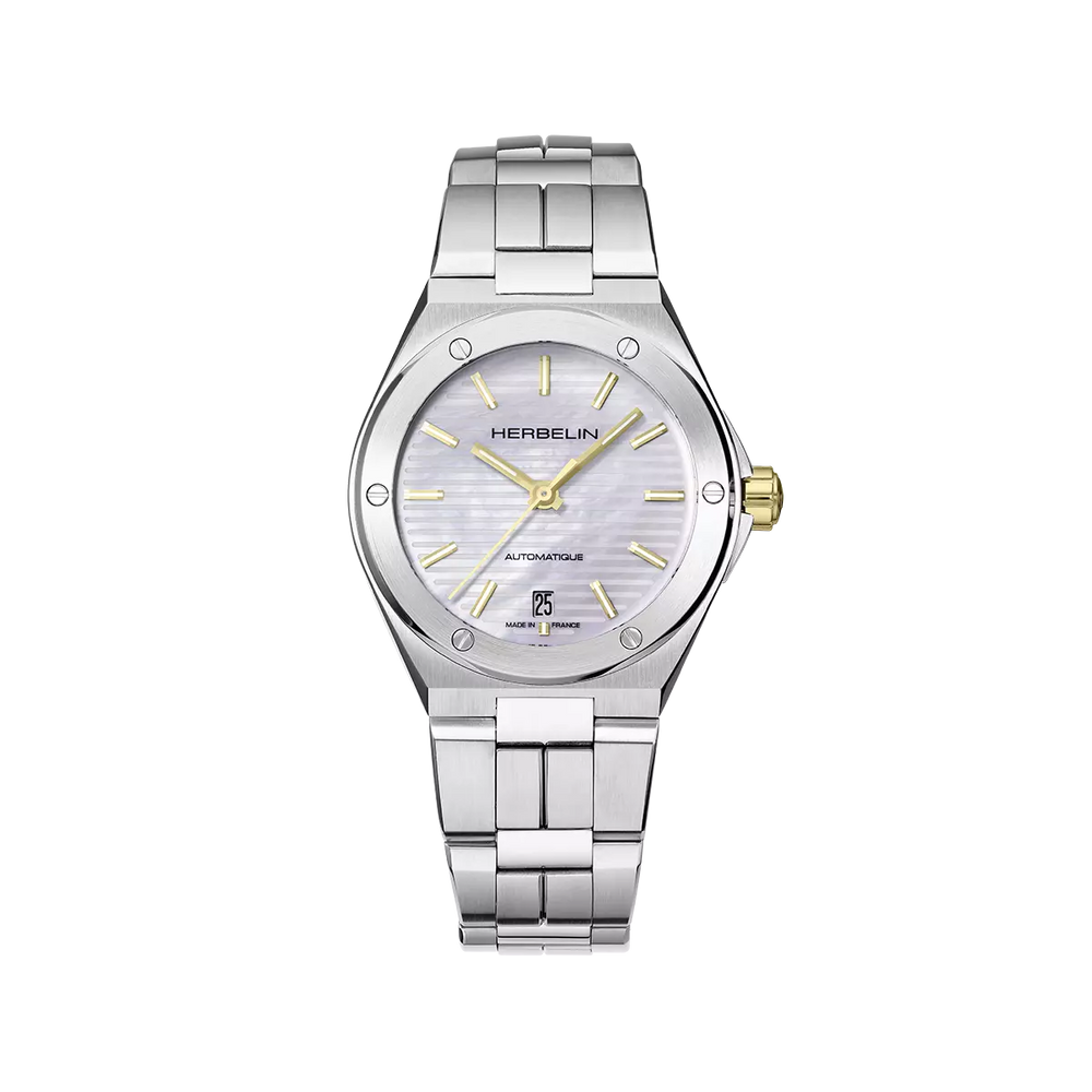 OROLOGIO HERBELIN CAP CAMARAT AUTOMATIC 1545B19T-HERBELIN-Eldorado Jewels