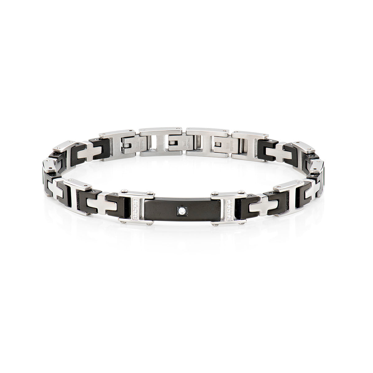 Bracciale Amen Uomo acciaio ACBR7371BNBZ