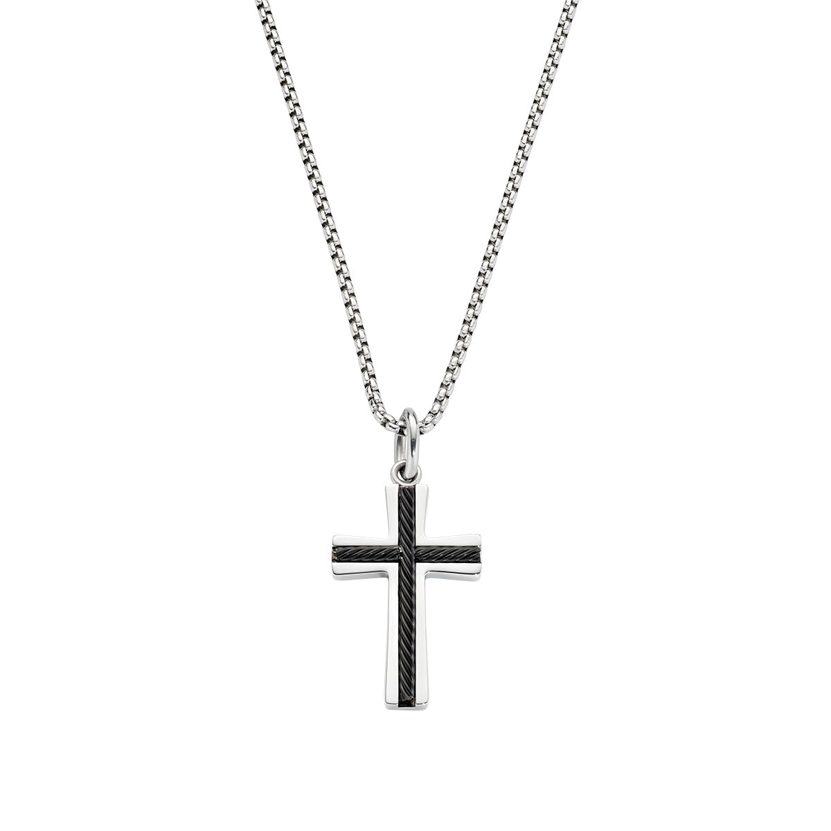 Collana Amen Uomo acciaio ACCLCRBN