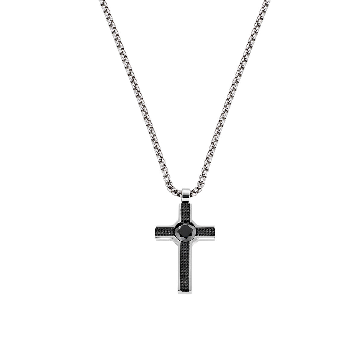 Collana Amen Uomo acciaio ACCLCRZABNNZ