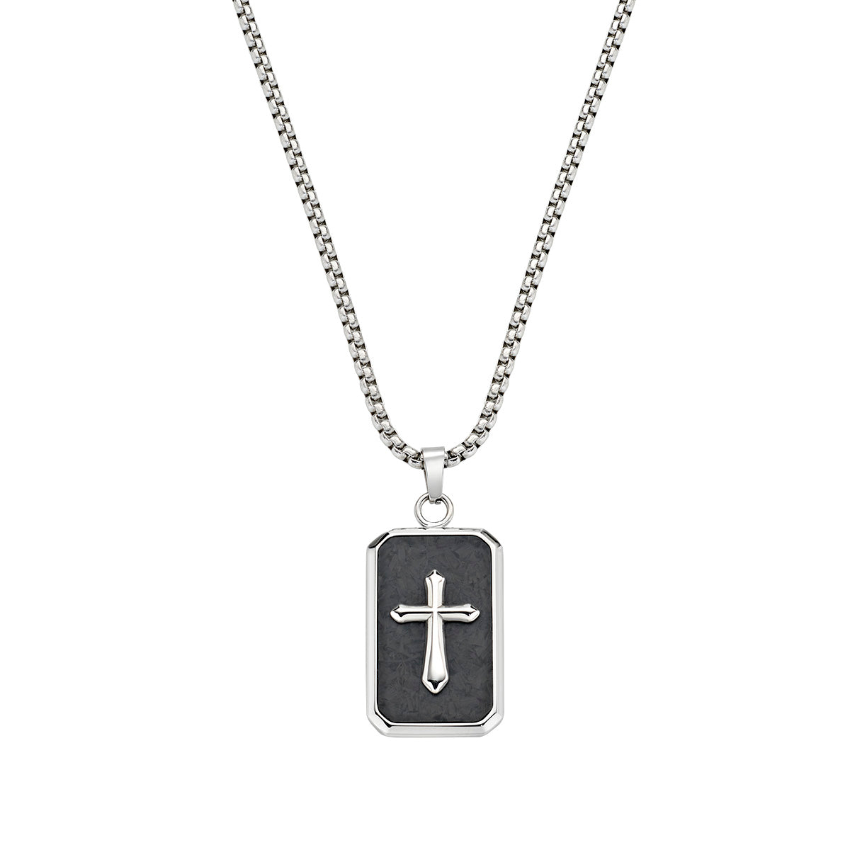 Collana Amen Uomo acciaio ACCLTACRBN