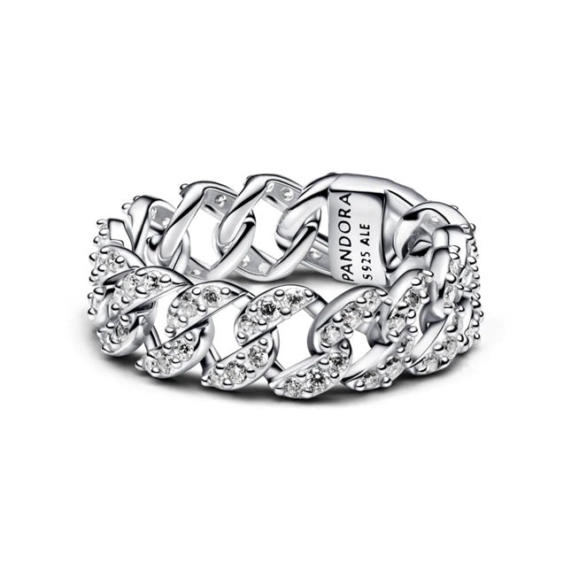 Anello Cuore Contorno Pavé Pandora Argento 925 Misura 52 193557C01-52