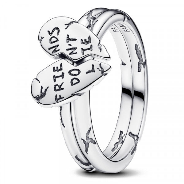Anello Cuore Contorno Solitario Pandora Argento 925 Misura 54 193575C00-54