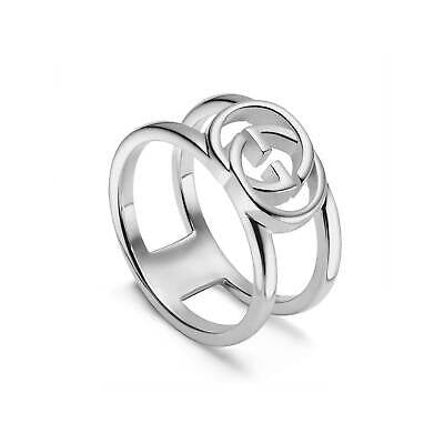 Anello Fascia Gucci Interlocking G in Argento 925 (6mm)