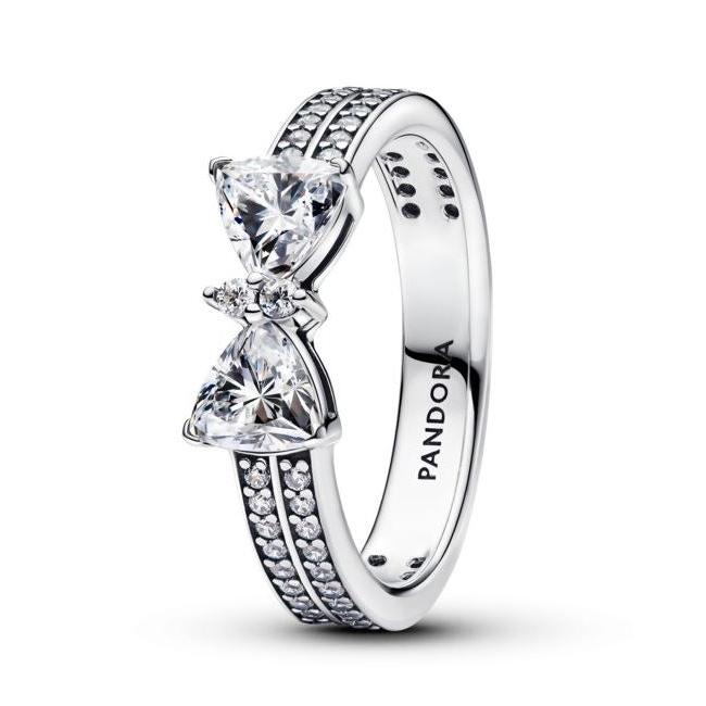 Anello Solitario Cuore Rosa Pandora Argento 925 Misura 52 193552C01-52