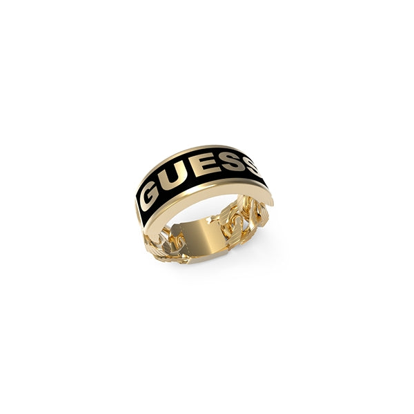 Anello Uomo Fascia Bicolore Guess Oro Giallo JUXR03003JWYGBK66