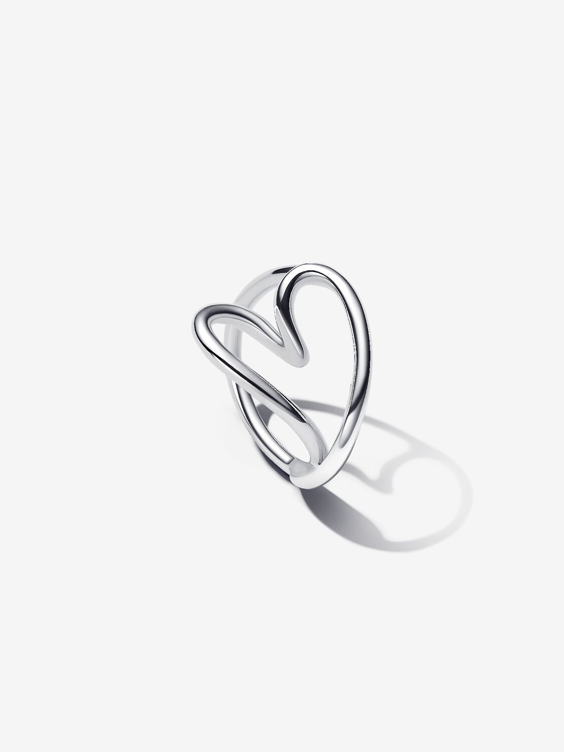 Anello Pandora Cuore Linea Sinuosa 193288C00