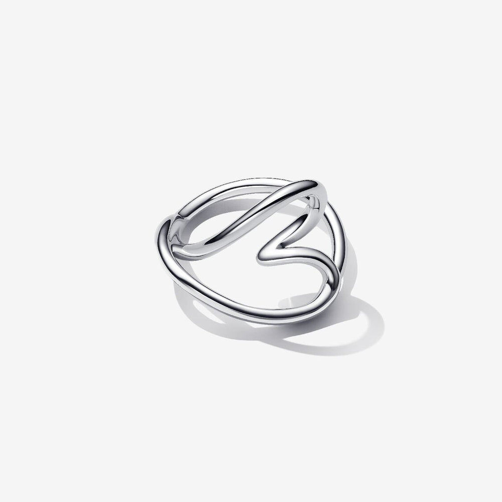 Anello Pandora Cuore Linea Sinuosa 193288C00