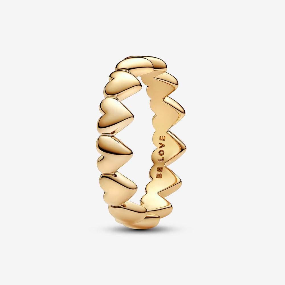 Anello Pandora Fascia a Cuori Be Love 163427C00