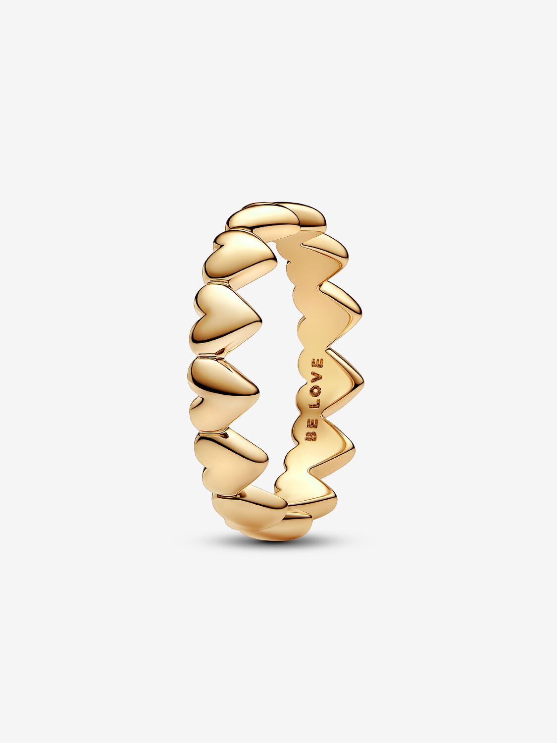 Anello Pandora Fascia a Cuori Be Love 163427C00