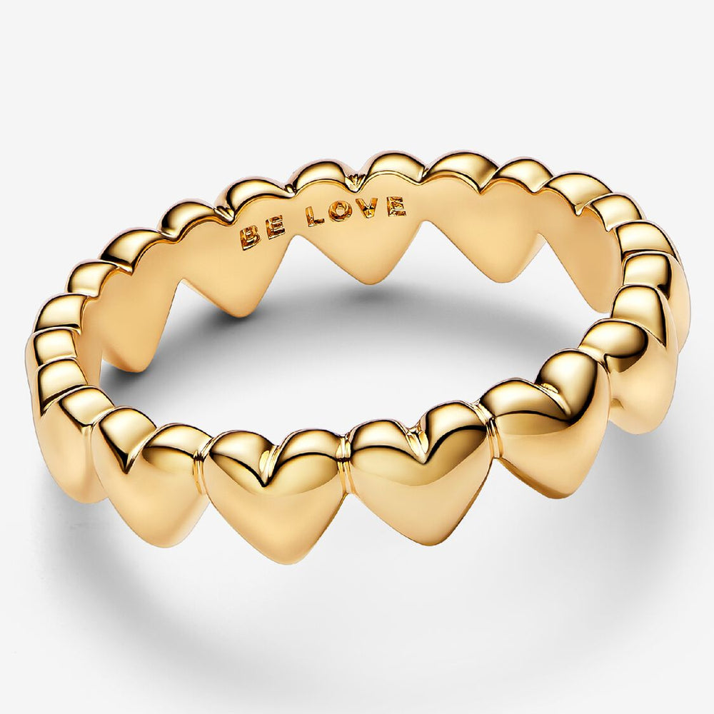 Anello Pandora Fascia a Cuori Be Love 163427C00
