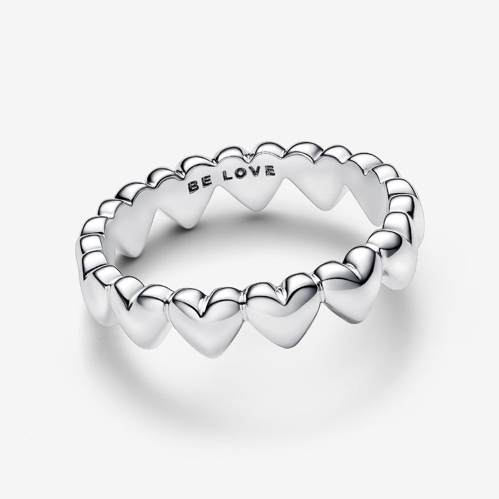 Anello Pandora Fascia a Cuori Be Love 193427C00