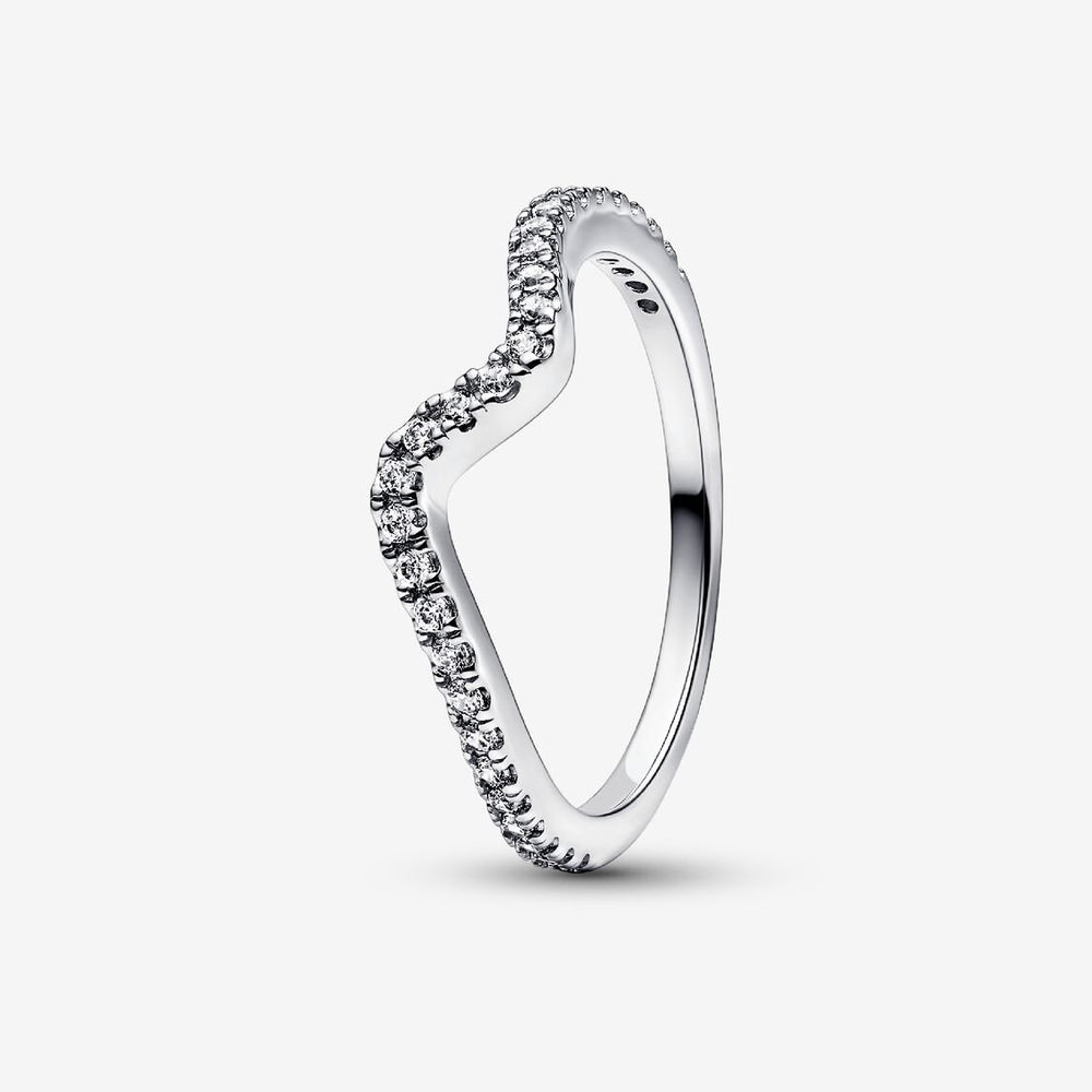 Anello Pandora Onda Pietre Luminose 192539C01
