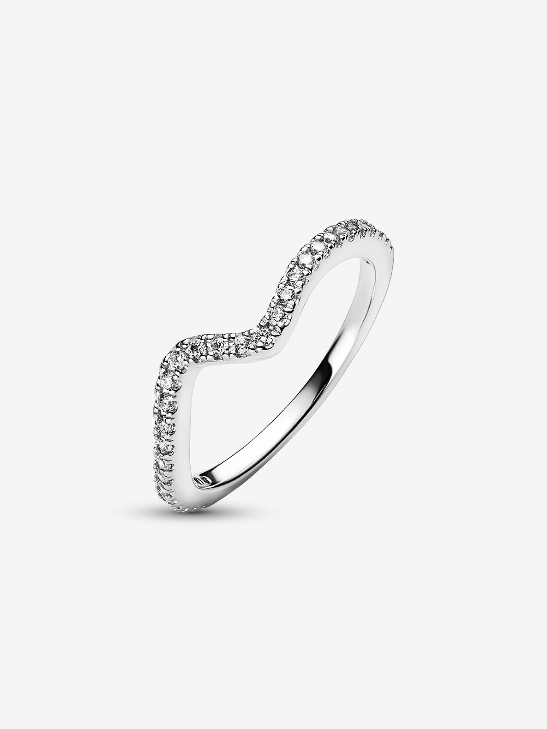 Anello Pandora Onda Pietre Luminose 192539C01