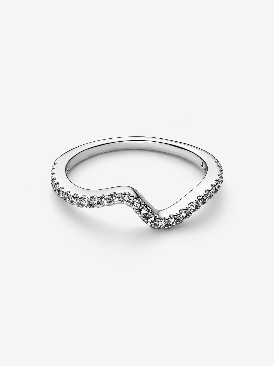 Anello Pandora Onda Pietre Luminose 192539C01