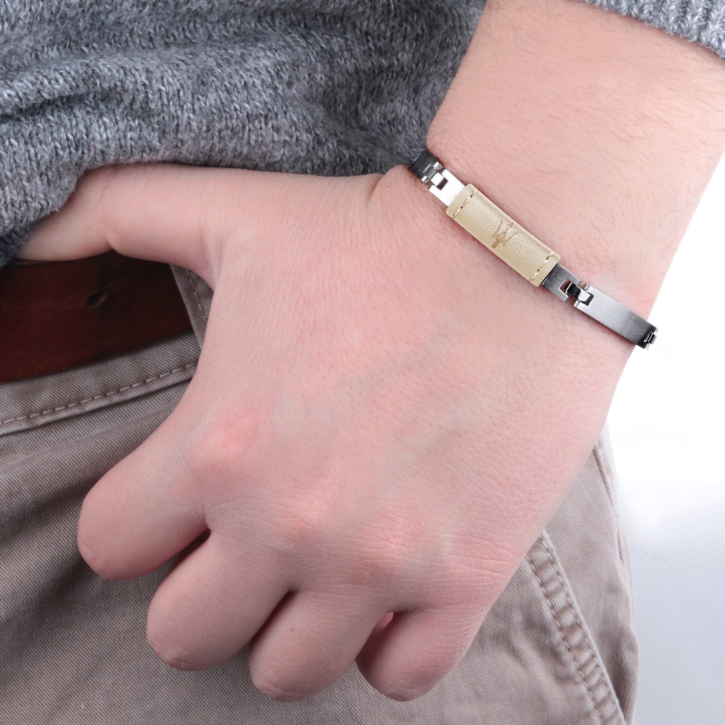 BRACCIALE UOMO MASERATI ICONIC JM218AMD03