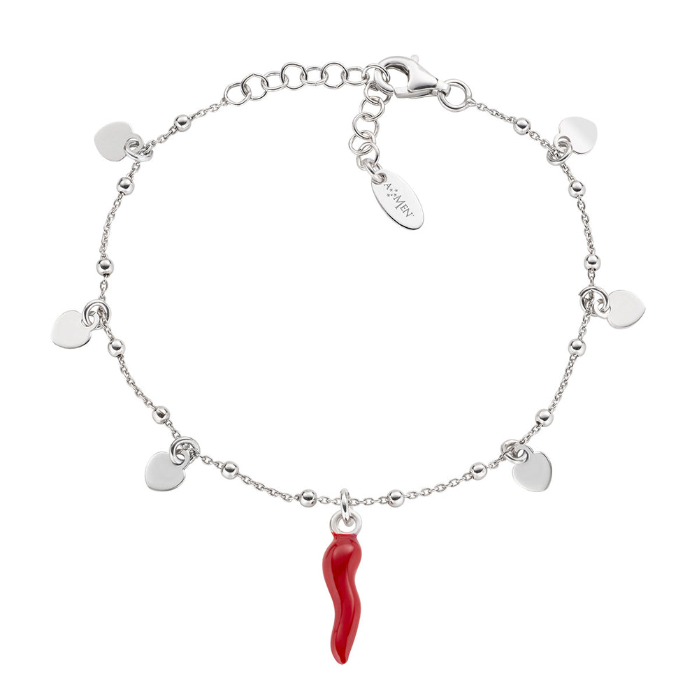 Bracciale Amen unisex cornetti BRCSHBR3