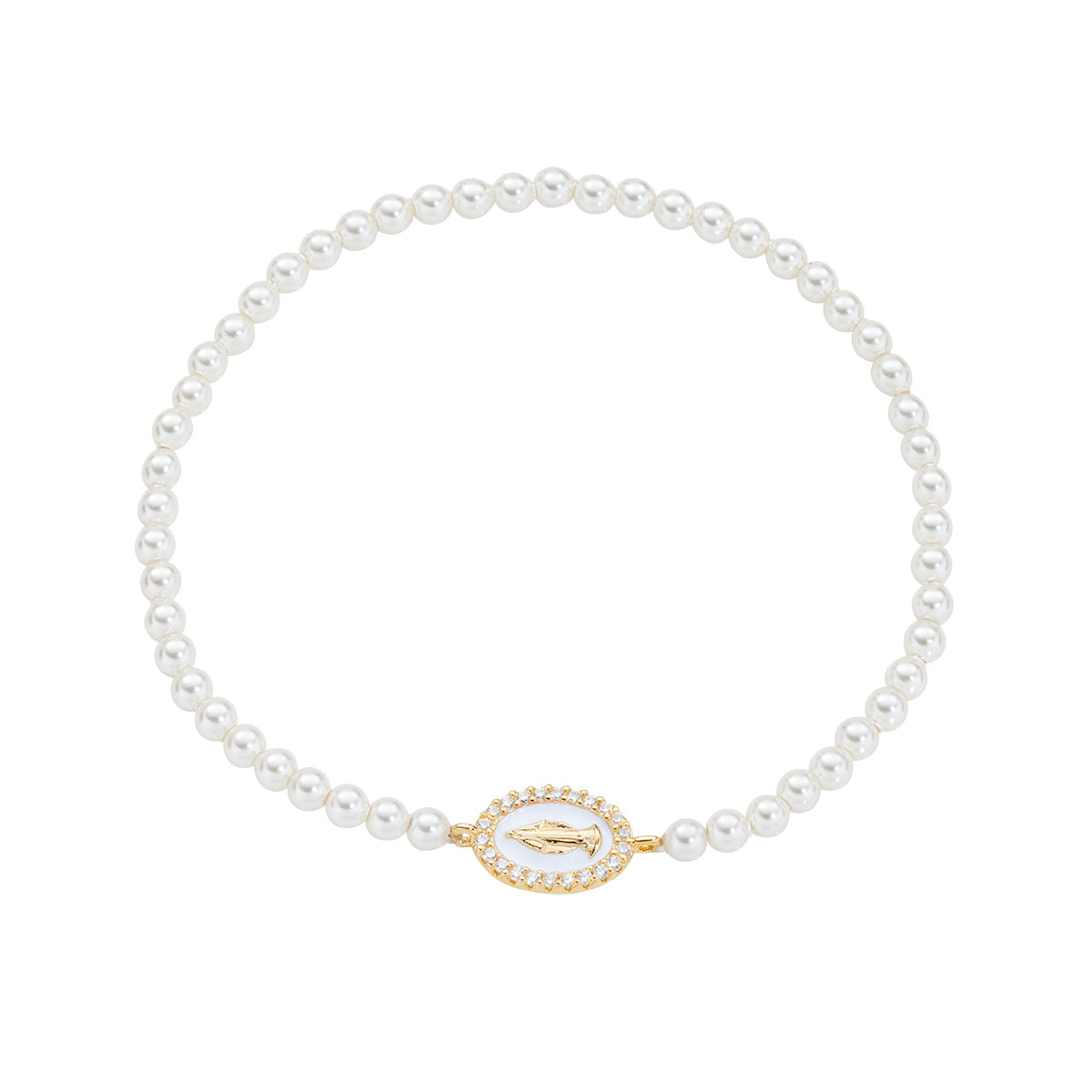 Bracciale Amen Donna miracolosa BRELPE30SWGB