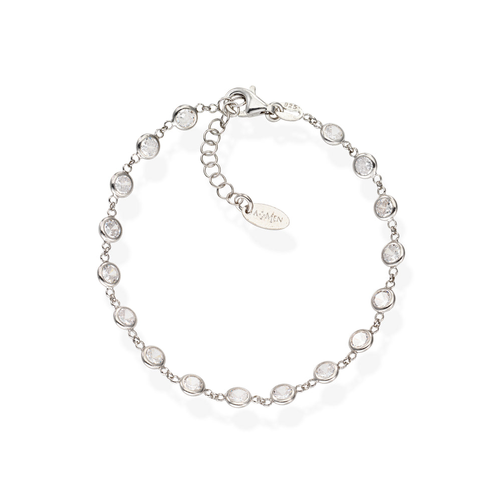 Bracciale Amen donna rainbow BRGOBB3