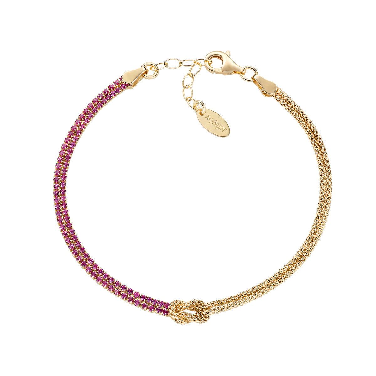 Bracciale Amen Donna nodo d'amore BRNOAMGRZ16