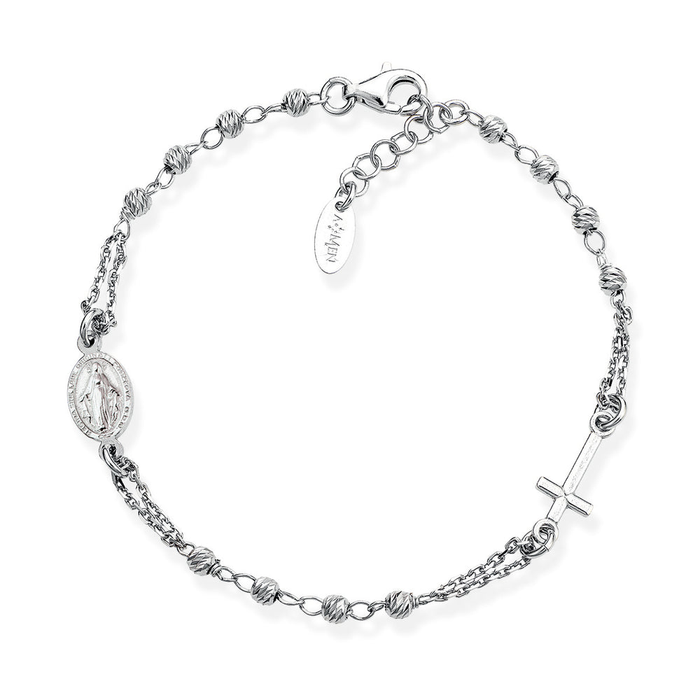 Bracciale rosario Amen unisex rosari in argento BROBD3