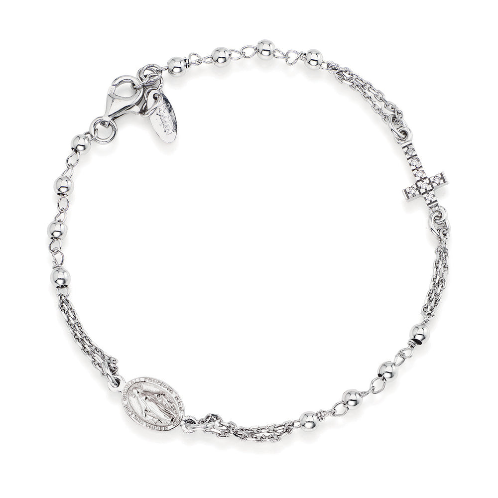 Bracciale rosario Amen unisex rosari in argento BROBZ3