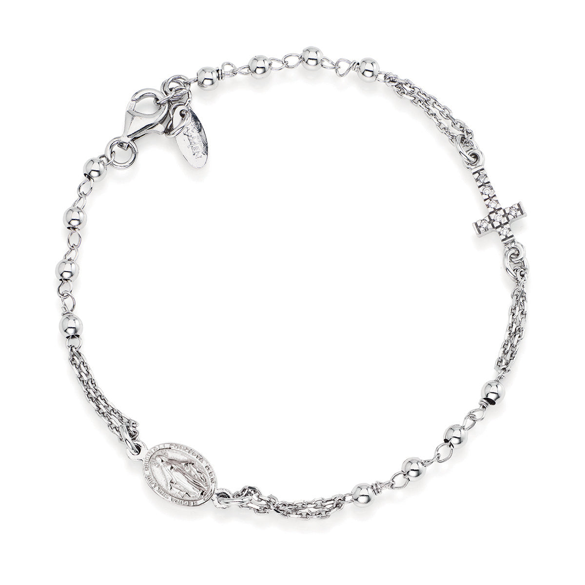Bracciale rosario Amen unisex rosari in argento BROBZ3