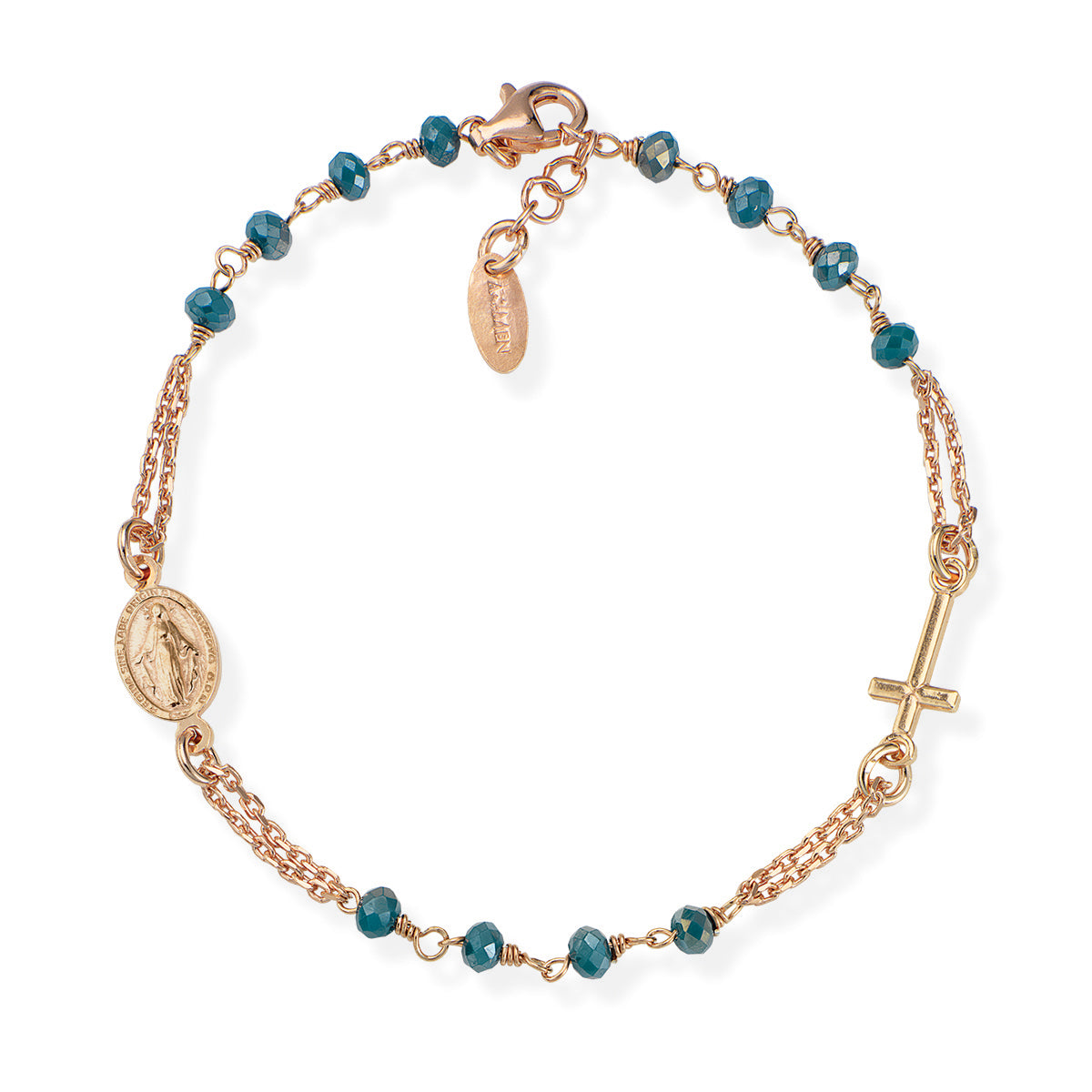 Bracciale rosario Amen unisex rosari con cristalli BRORP3