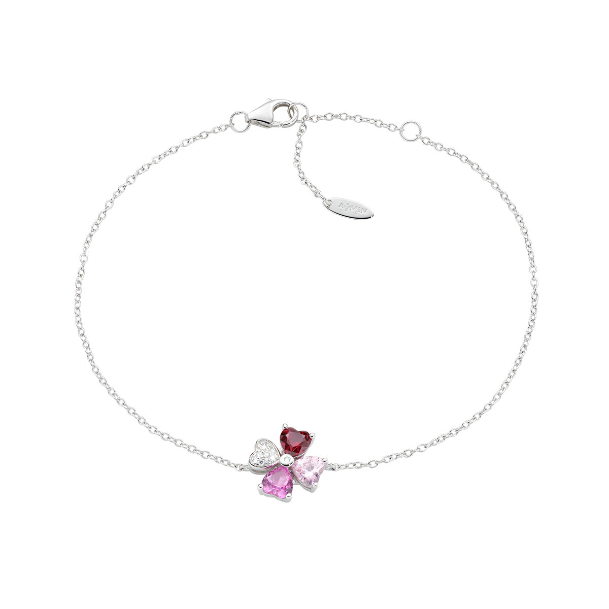 Bracciale Amen Donna quadricuore BRQUBMFU
