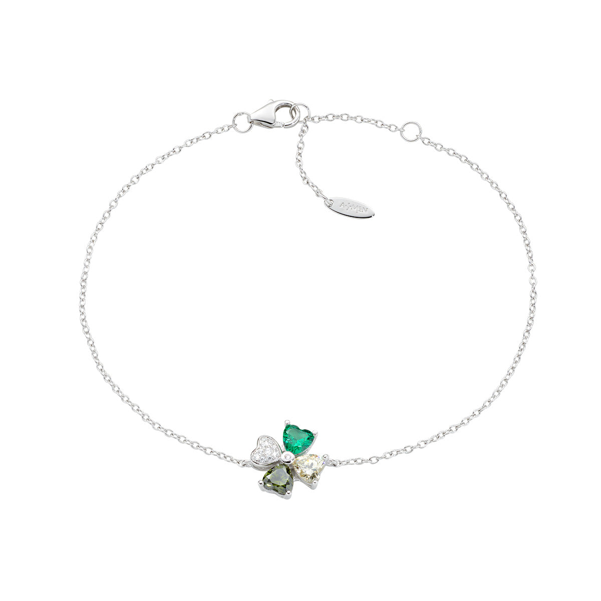 Bracciale Amen Donna quadricuore BRQUBMVE