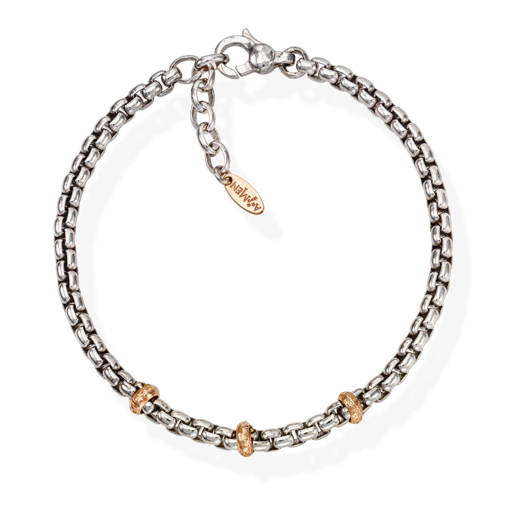Bracciale Amen uomo rock BRURUBR1