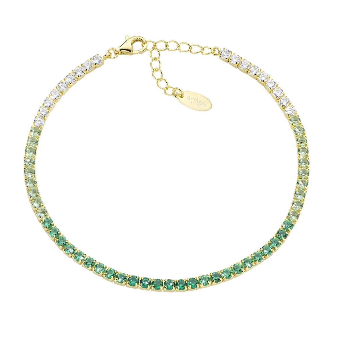 Bracciale Amen Unisex tennis BT25DEGVE17