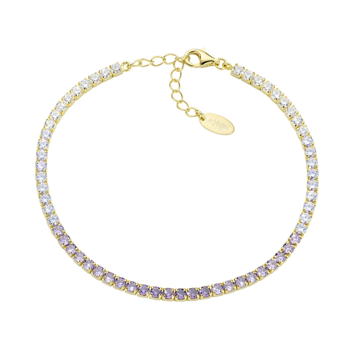 Bracciale Amen Unisex tennis BT25DEGVI17