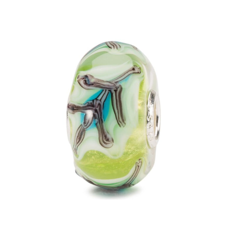 Bead Vetro Sfaccettato Arancio "Corallo" Trollbeads TGLBE-20129