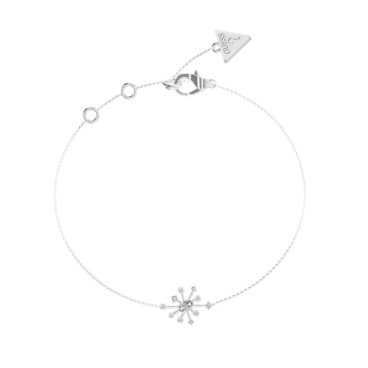 Bracciale Catena Farfalla Cristalli Guess Acciaio JUBB05564JWRHS