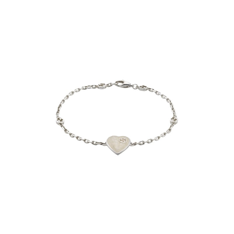 Bracciale Catena Rolò con Charms Gucci Argento 925 YBA645546003