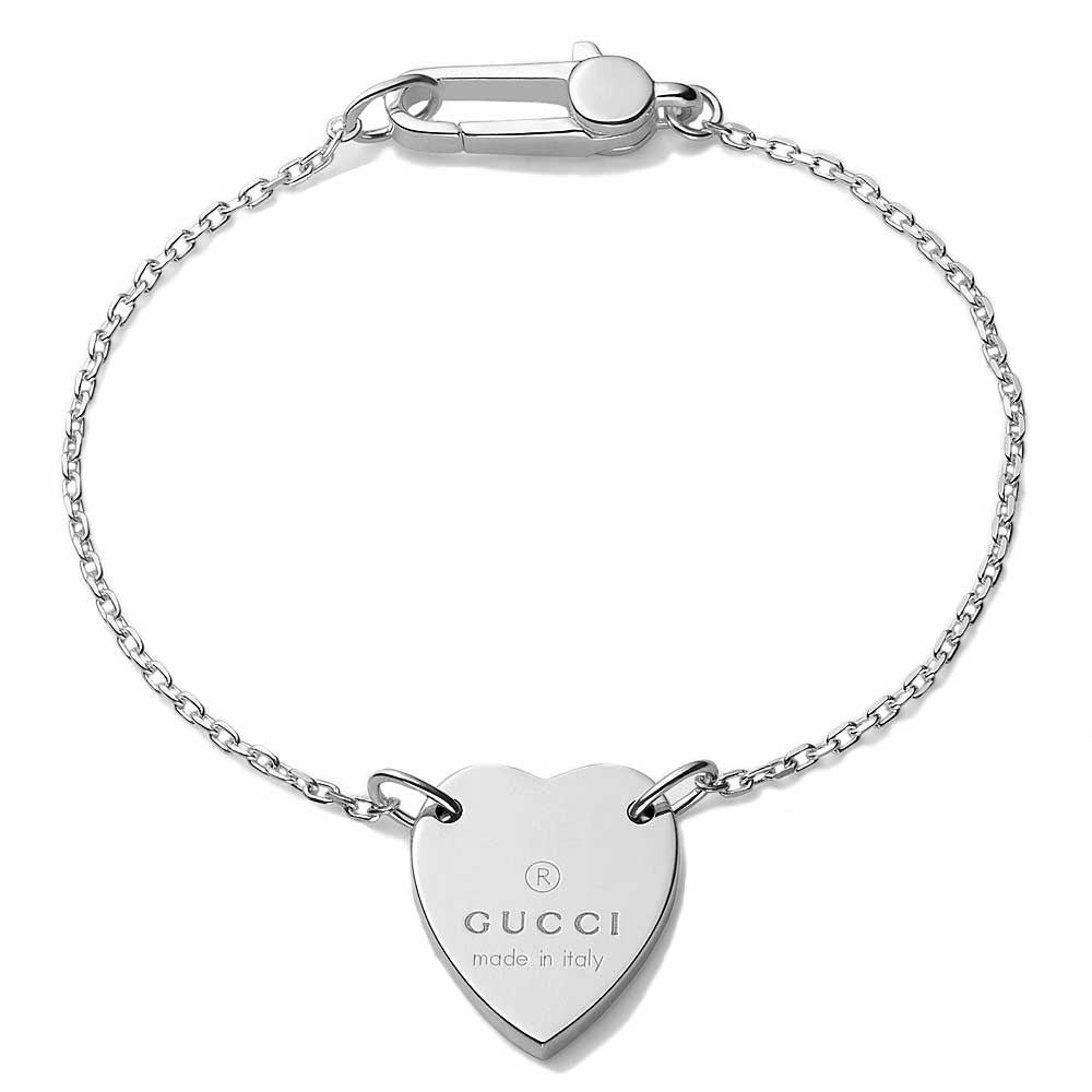 Bracciale Gucci Trademark Cuore YBA223513001 argento