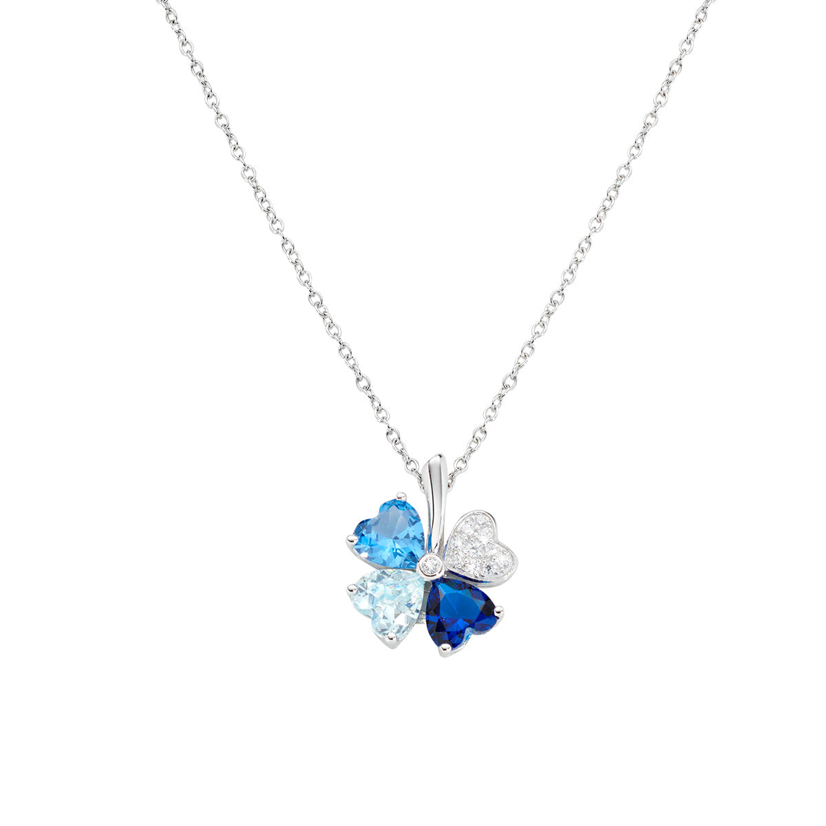 Collana Amen Donna quadricuore CLPQUBMBL